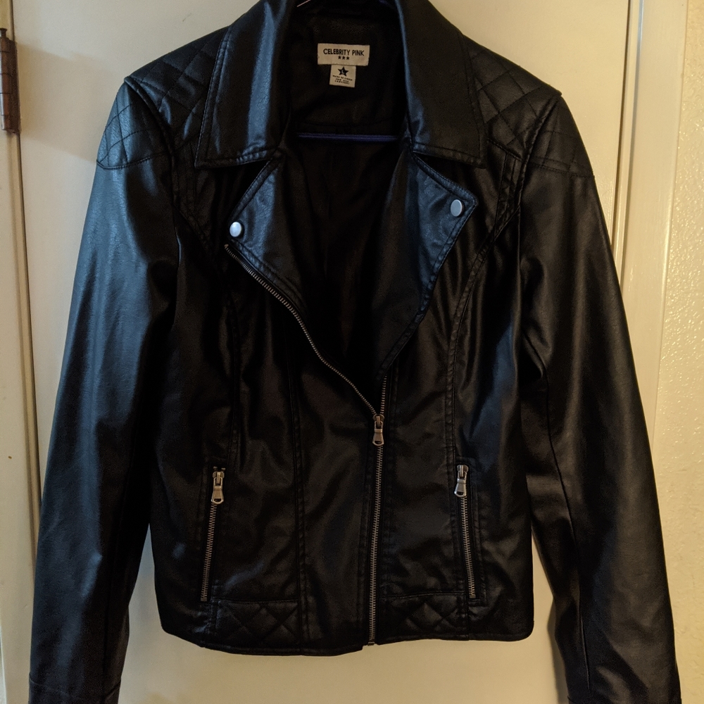 Celebrity Pink Vegan leather jacket